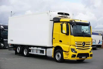 Mercedes ACTROS / 2853 / ACC / E 6 / MP 5 / CHŁODNIA + WINDA / 18 PALET / OŚ SKRĘTNA