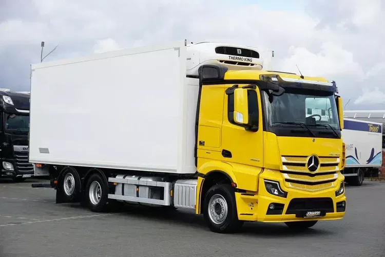Mercedes ACTROS / 2853 / ACC / E 6 / MP 5 / CHŁODNIA + WINDA / 18 PALET / OŚ SKRĘTNA zdjęcie 1