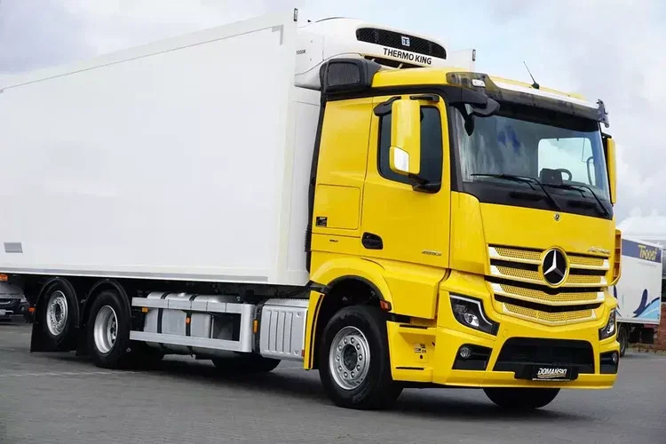 Mercedes ACTROS / 2853 / ACC / E 6 / MP 5 / CHŁODNIA + WINDA / 18 PALET / OŚ SKRĘTNA zdjęcie 22