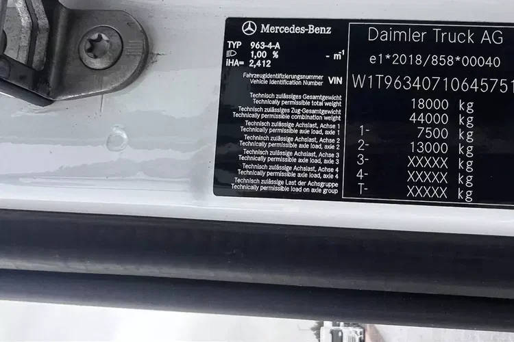 Mercedes ACTROS L prokontraktowy zdjęcie 16