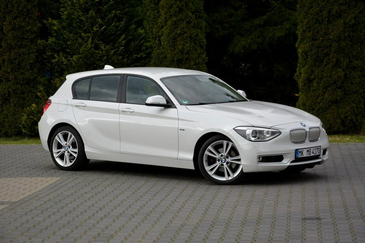 BMW 125 Duża Navi Android Auto CarPlay Bi-Xenon Ledy el. fotele Skóry Parktr. zdjęcie 11