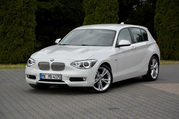 BMW 125 Duża Navi Android Auto CarPlay Bi-Xenon Ledy el. fotele Skóry Parktr. zdjęcie 2