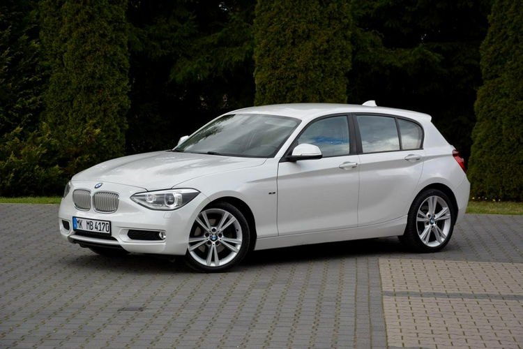 BMW 125 Duża Navi Android Auto CarPlay Bi-Xenon Ledy el. fotele Skóry Parktr. zdjęcie 3