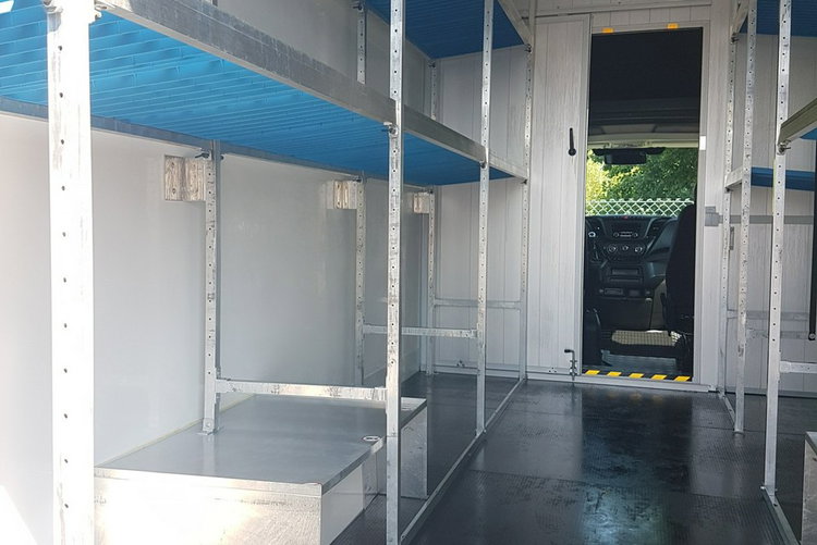 Iveco Daily KONTENER NISKOPODŁOGOWY 4.43x2.23x2.42 SKLEP BAR FOODTRUCK KAMPER AC zdjęcie 18