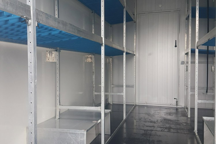 Iveco Daily KONTENER NISKOPODŁOGOWY 4.43x2.23x2.42 SKLEP BAR FOODTRUCK KAMPER AC zdjęcie 34