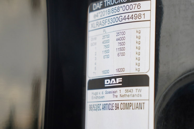 DAF XG 480 / SOLÓWKA / KLIMA POSTOJOWA   / WECON / OŚ PODNOSZONA / ZAWIESIE NA WÓZEK / / 2023 R zdjęcie 41