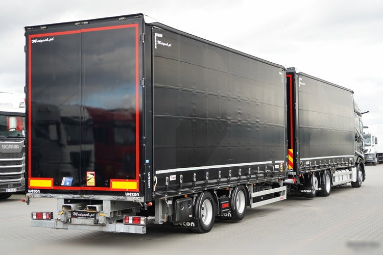 DAF XG 480 / ZESTAW TANDEM / 120 M3 / PRZEJAZDOWY / KLIMA POSTOJOWA / WECON / OŚ PODNOSZONA /  ZAWIESIE NA WÓZEK /  SAF /  2023 R  zdjęcie 3