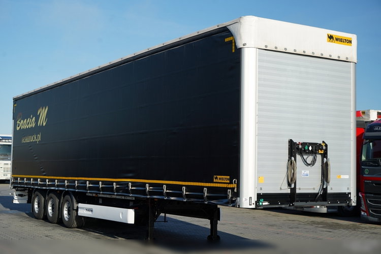 Wielton / FIRANKA / MEGA / LOWDECK / MAŁO UŻYWANA / 80 TYS KM / OŚ PODNOSZONA / SAF  zdjęcie 1