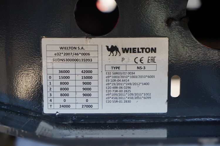 Wielton / FIRANKA / MEGA / LOWDECK / MAŁO UŻYWANA / 80 TYS KM / OŚ PODNOSZONA / SAF  zdjęcie 25