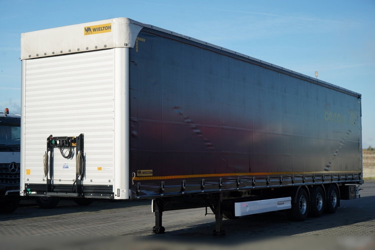 Wielton / FIRANKA / MEGA / LOWDECK / MAŁO UŻYWANA / 80 TYS KM / OŚ PODNOSZONA / SAF  zdjęcie 3