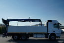 Mercedes / ACTROS 2548 / 6x2 / BURTOWA - 6, 5 M / OŚ PODNOSZONA / HDS FASSI / wysów : 10.85 M / SIODEŁKO / ROTATOR / WIDŁY DO PALET zdjęcie 11