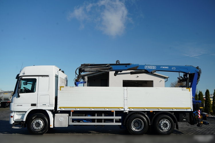 Mercedes / ACTROS 2548 / 6x2 / BURTOWA - 6, 5 M / OŚ PODNOSZONA / HDS FASSI / wysów : 10.85 M / SIODEŁKO / ROTATOR / WIDŁY DO PALET zdjęcie 8