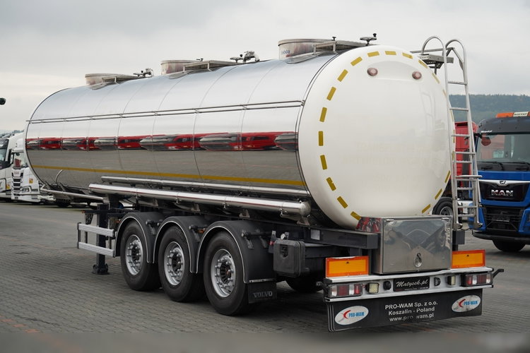 SOMMER  / CYSTERNA SPOŻYWCZA  / 3 KOMORY / 30 000 L / OŚ PODNOSZONA /  SAF  zdjęcie 6