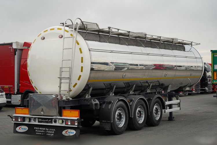 SOMMER  / CYSTERNA SPOŻYWCZA  / 3 KOMORY / 30 000 L / OŚ PODNOSZONA /  SAF  zdjęcie 8