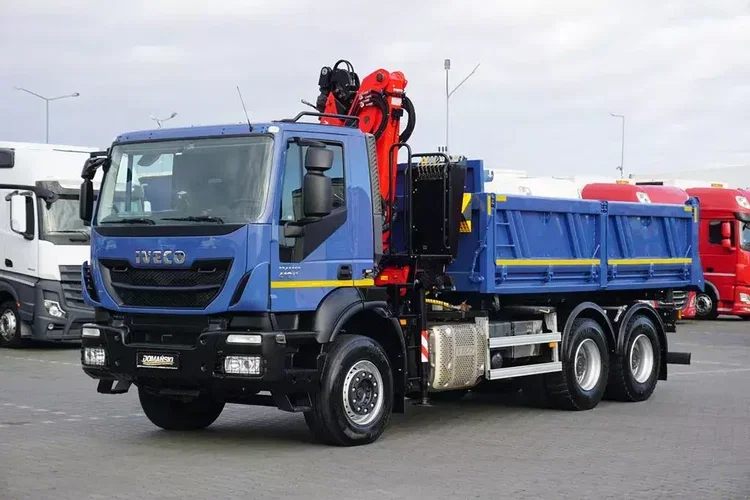 Iveco TRAKKER / 380T41 / E 6 / WYWROTKA + HDS / 6 X 4 / ROTATOR zdjęcie 10
