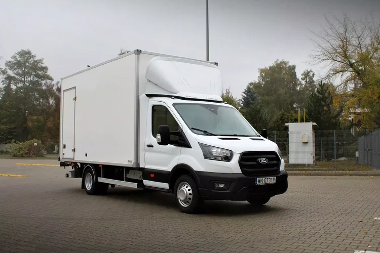 Ford Transit bliźniak kontener 9 euro palet + winda BAR 750kg zdjęcie 9