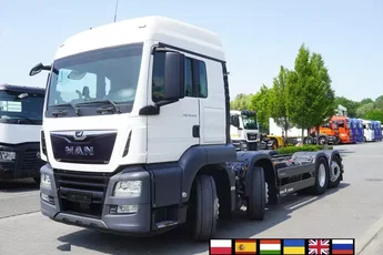 MAN TGS 35.420 8x2 / Rama 6.4 m / 3 osie skrętne