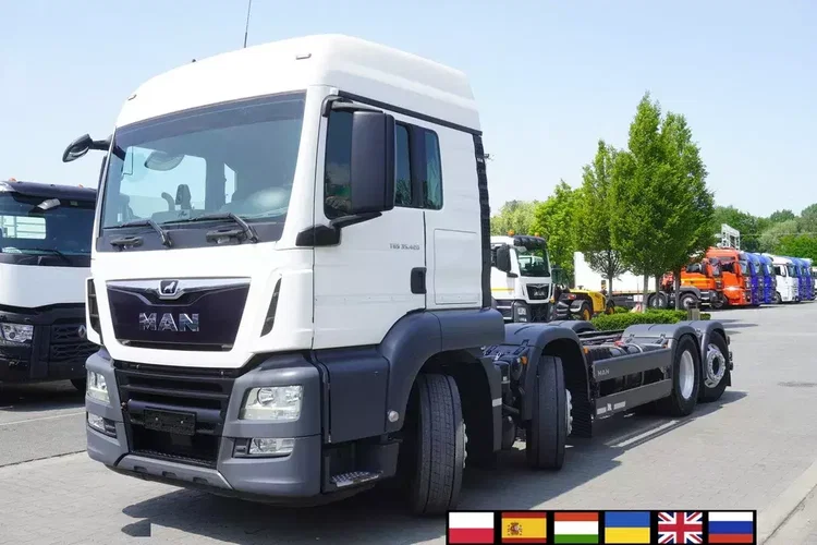 MAN TGS 35.420 8x2 / Rama 6.4 m / 3 osie skrętne zdjęcie 1