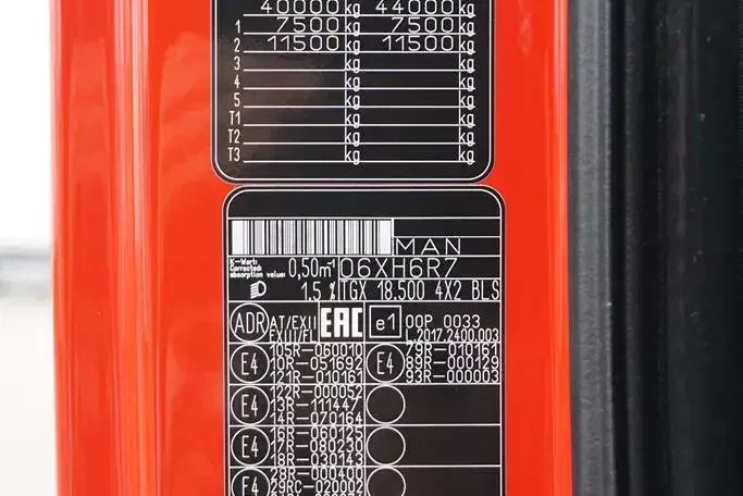 MAN TGX / 18.500 / E6 / XLX / ACC / PEŁNY ADR / RETARDER / / PTO zdjęcie 11