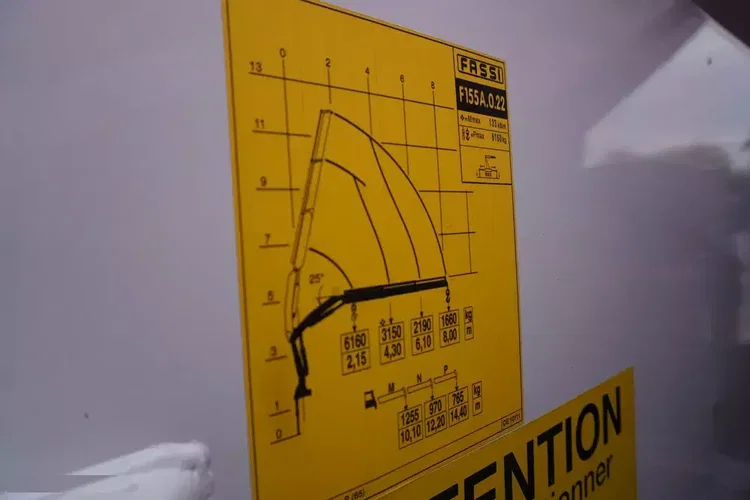 Mercedes Arocs 1830 / Platforma 16 EPAL / HDS Fassi 155 / Zasięg 8 m / Udźwig 6160 kg zdjęcie 12
