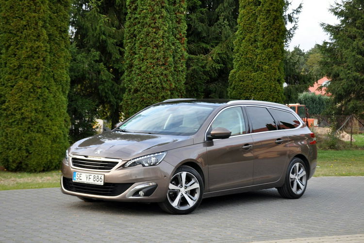 Peugeot 308 SW 2.0HDi(150KM) Full Led Navi Kamera Panorama BLS Welur Reling Alu17"ASO zdjęcie 10