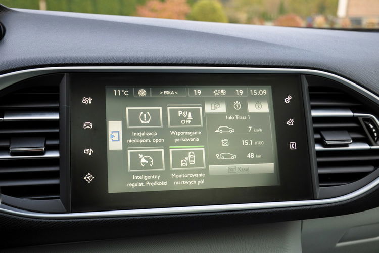 Peugeot 308 SW 2.0HDi(150KM) Full Led Navi Kamera Panorama BLS Welur Reling Alu17"ASO zdjęcie 33