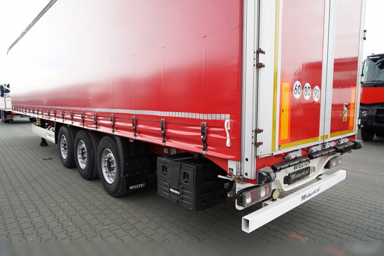 Wielton / FIRANKA STANDARD / MULDA DO STALI - 9 M  / OŚ PODNOSZONA / SAF  zdjęcie 11