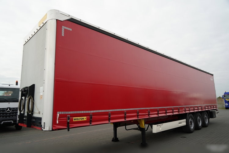 Wielton / FIRANKA STANDARD / MULDA DO STALI - 9 M  / OŚ PODNOSZONA / SAF  zdjęcie 2