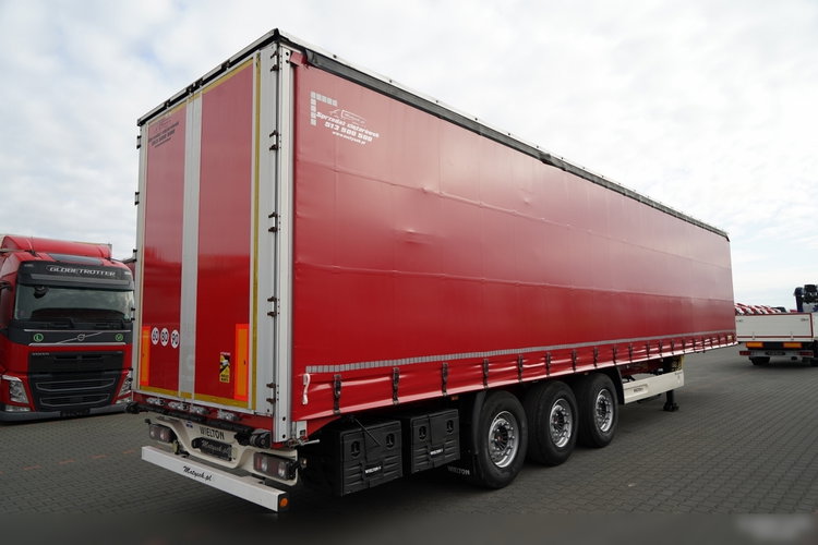 Wielton / FIRANKA STANDARD / MULDA DO STALI - 9 M  / OŚ PODNOSZONA / SAF  zdjęcie 5