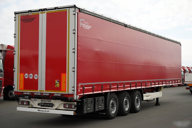 Wielton / FIRANKA STANDARD / MULDA DO STALI - 9 M  / OŚ PODNOSZONA / SAF  zdjęcie 6