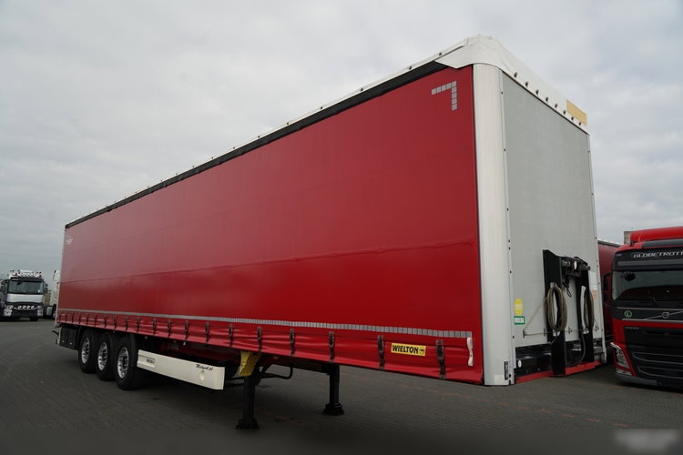 Wielton / FIRANKA STANDARD / MULDA DO STALI - 9 M  / OŚ PODNOSZONA / SAF  zdjęcie 7