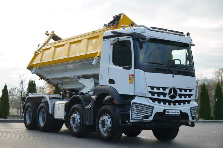 Mercedes AROCS 3243 / 8x4 / WYWROTKA  DWUSTRONNA 6.2 M / HYDROBURTA / HYDROKLAPA / AUTOMAT / OPONY 100% /  EURO 6 / 2021 zdjęcie 10