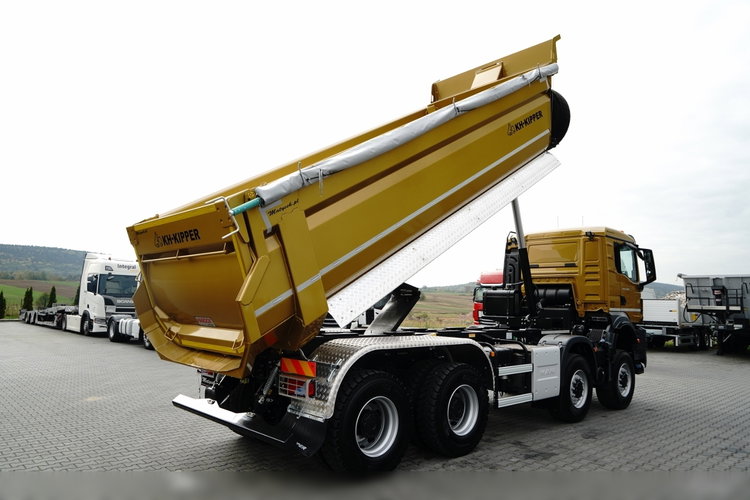 MAN TGS 41.480 / 8X6 / WYWROTKA / S1 - TYLNOZSYP / AUTOMAT / FABRYCZNIE NOWY / DOSTĘPNY OD RĘKI / BOGATE WYPOSAŻENIE / ZŁOTY METALIK / zdjęcie 5