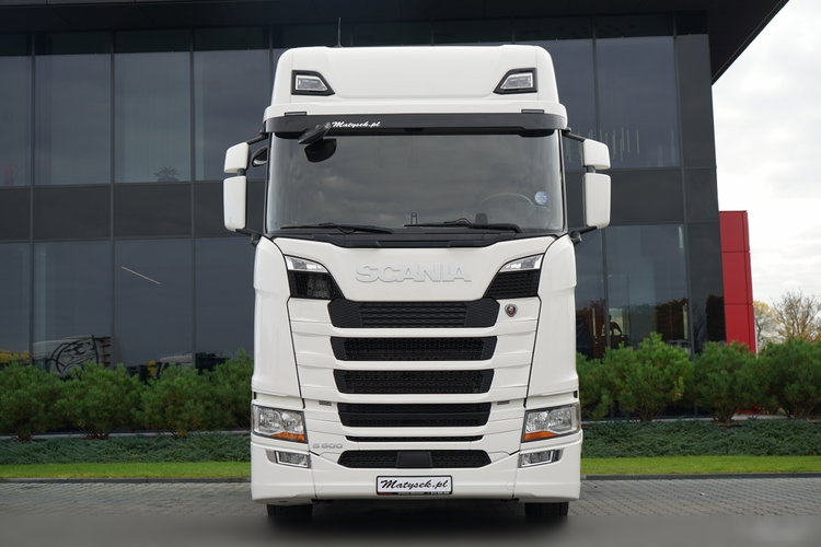 Scania S 500 / RETARDER / CAŁA NA PODUSZKACH / OPONY 100% / ALUFELGI / NAVI zdjęcie 3
