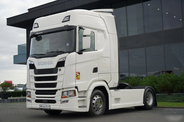 Scania S 500 / RETARDER / CAŁA NA PODUSZKACH / OPONY 100% / ALUFELGI / NAVI zdjęcie 5