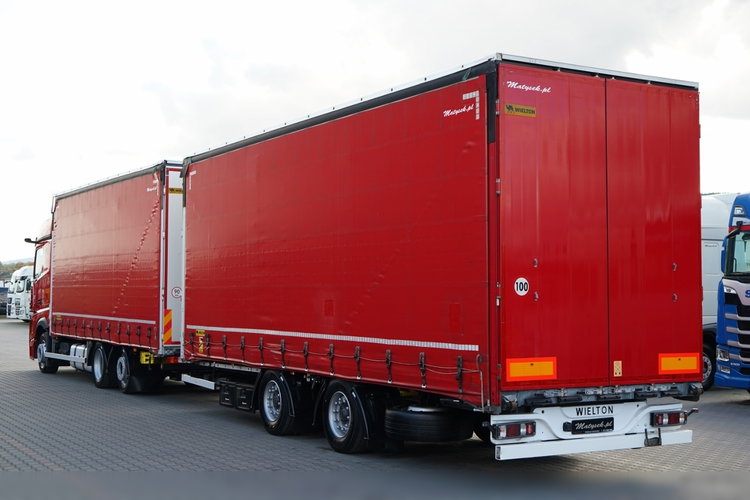 Mercedes -BENZ ACTROS 2545 / ZESTAW TANDEM 120 M3 / PRZEJAZDOWY /  6x2 / OŚ PODNOSZONA / BIG SPACE / WIELTON / 2021  zdjęcie 3