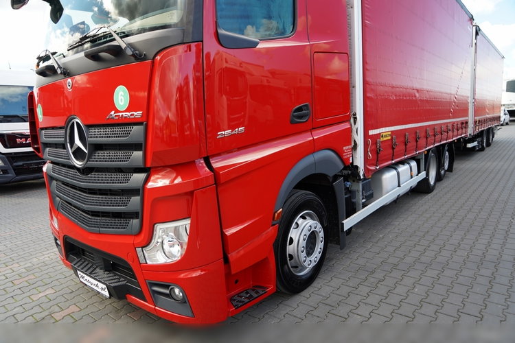 Mercedes -BENZ ACTROS 2545 / ZESTAW TANDEM 120 M3 / PRZEJAZDOWY /  6x2 / OŚ PODNOSZONA / BIG SPACE / WIELTON / 2021  zdjęcie 7