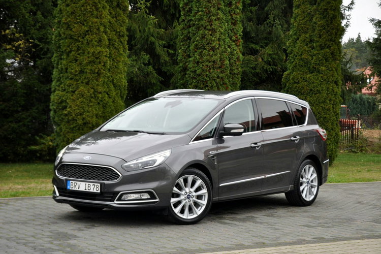 Ford S-Max 2.0TDCI(180KM) Vignale Radar Full Led Navi Kamera Skóry Alu19"ASO zdjęcie 10