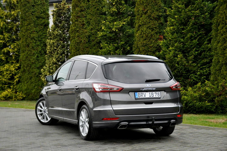 Ford S-Max 2.0TDCI(180KM) Vignale Radar Full Led Navi Kamera Skóry Alu19"ASO zdjęcie 15