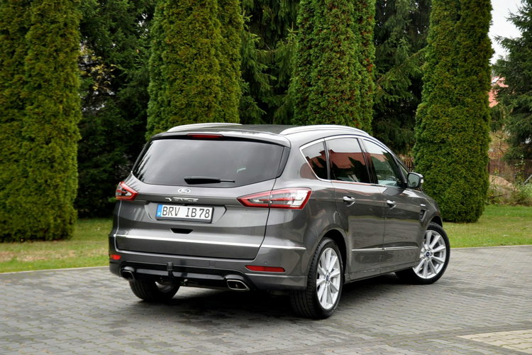 Ford S-Max 2.0TDCI(180KM) Vignale Radar Full Led Navi Kamera Skóry Alu19"ASO zdjęcie 7