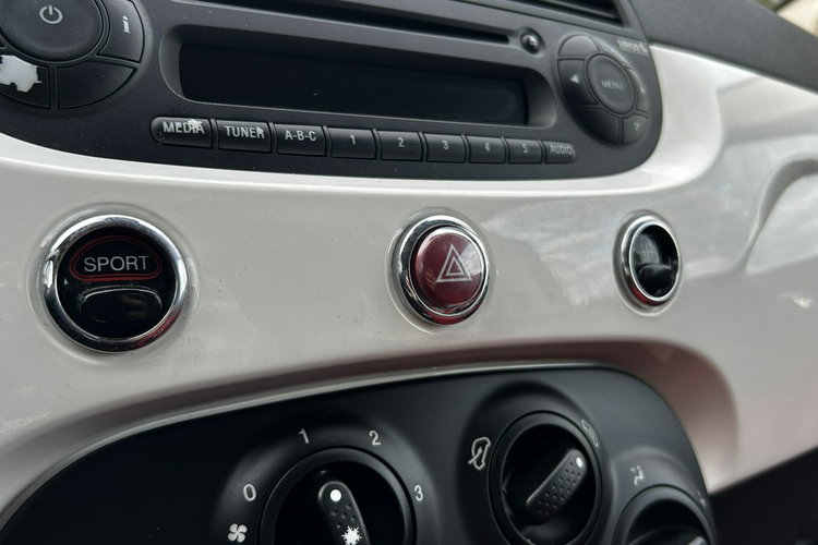 Fiat 500 1.4 Automat 100KM Klima Czerwone wnętrze + dach Alu 15 zdjęcie 10