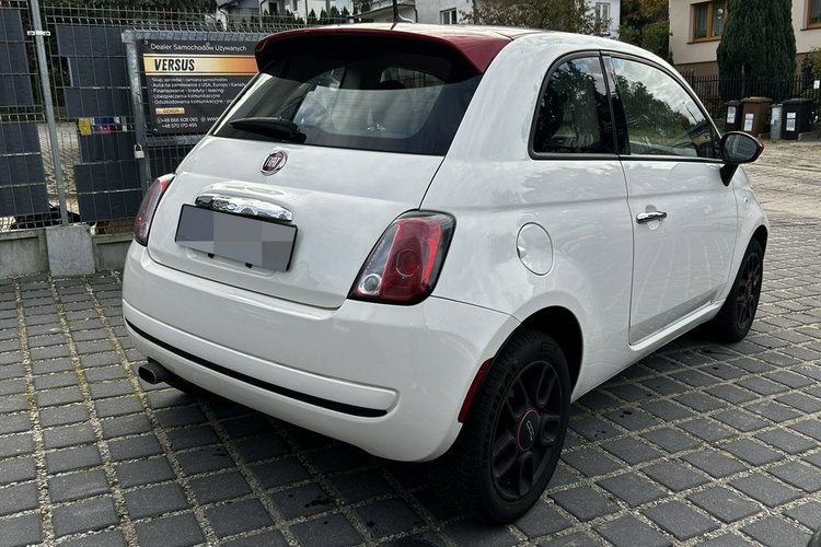 Fiat 500 1.4 Automat 100KM Klima Czerwone wnętrze + dach Alu 15 zdjęcie 4