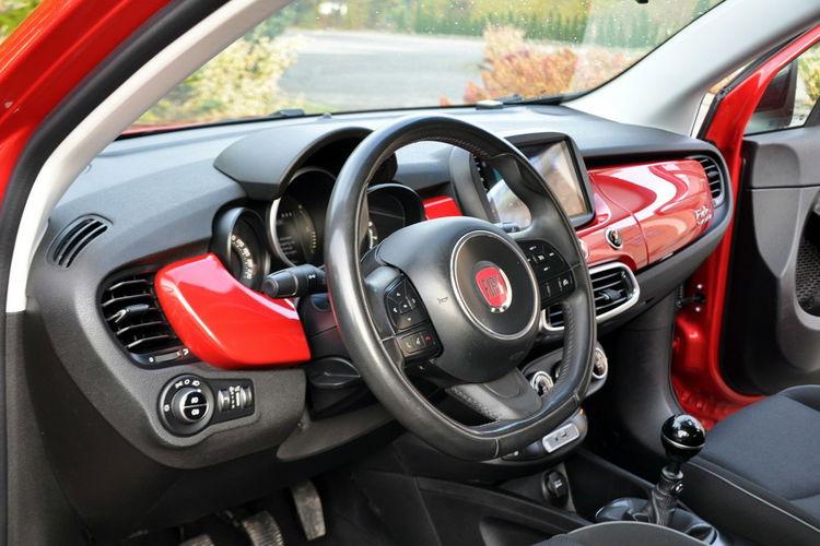 Fiat 500x 1.6i(110KM) Kolorowa Navi Parktronik Welur Chrom Reling I Wł Alu17"ASO zdjęcie 23