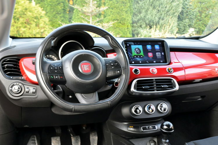 Fiat 500x 1.6i(110KM) Kolorowa Navi Parktronik Welur Chrom Reling I Wł Alu17"ASO zdjęcie 30