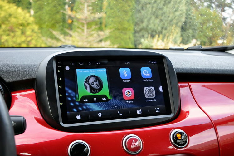 Fiat 500x 1.6i(110KM) Kolorowa Navi Parktronik Welur Chrom Reling I Wł Alu17"ASO zdjęcie 32