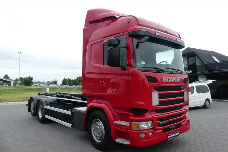 Scania R 490 / 6x2 / HAKOWIEC / HIAB MULTILIFT / RETARDER / EURO 6 / zdjęcie 14