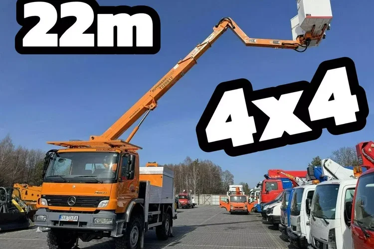 Mercedes Atego 1324 4x4 Zwyżka RUTHMANN STEIGER T220S12 Podnośnik Koszowy zdjęcie 1