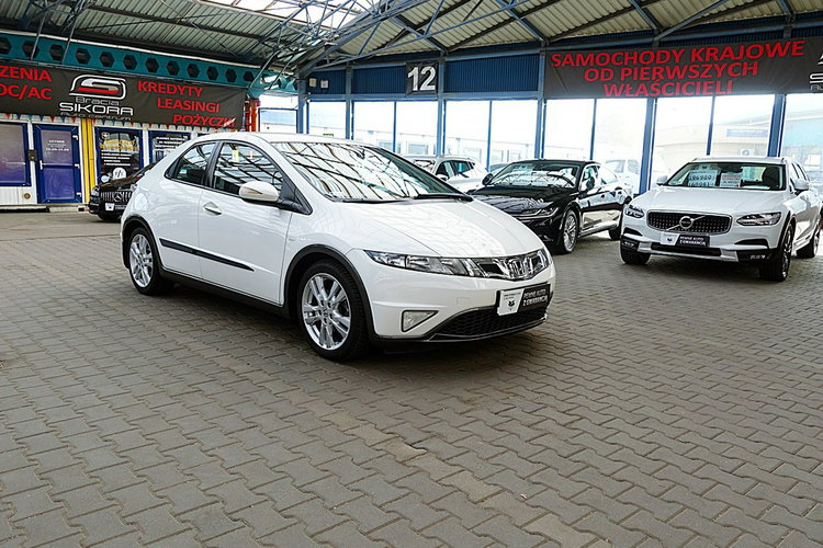 Honda Civic 1.8i 16V 140KM INSTALACJA GAZOWA do 2033 Roku Biała PERŁA Kraj Bezwyp zdjęcie 38