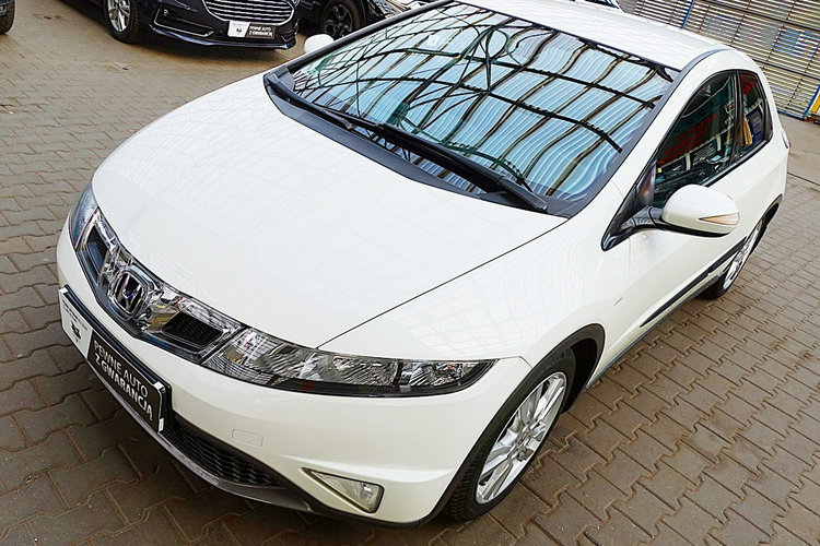 Honda Civic 1.8i 16V 140KM INSTALACJA GAZOWA do 2033 Roku Biała PERŁA Kraj Bezwyp zdjęcie 41