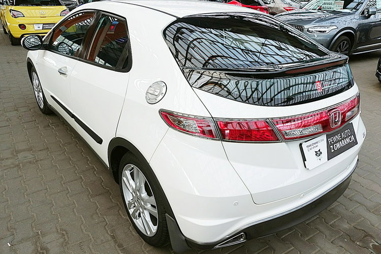 Honda Civic 1.8i 16V 140KM INSTALACJA GAZOWA do 2033 Roku Biała PERŁA Kraj Bezwyp zdjęcie 42